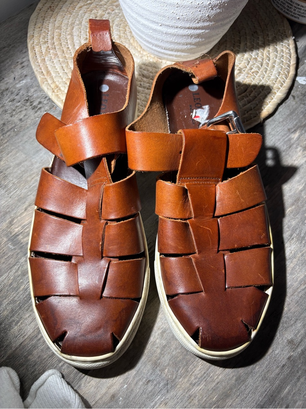 Emilio Pucci fisherman sandals